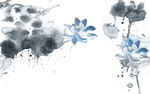 荷花 水墨
