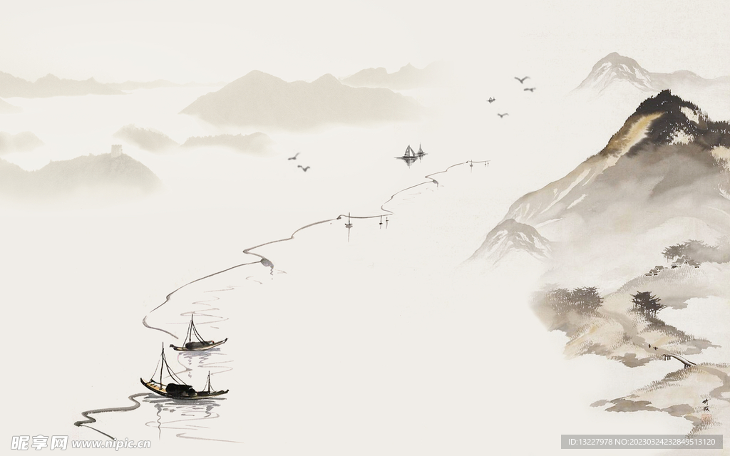 山水画