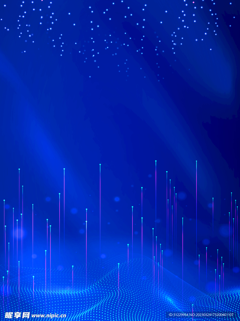 蓝色科技背景