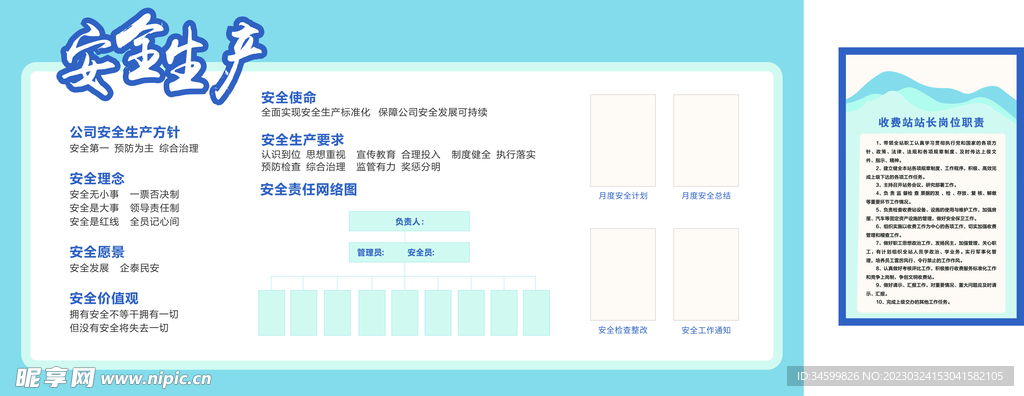 安全展板和制度牌