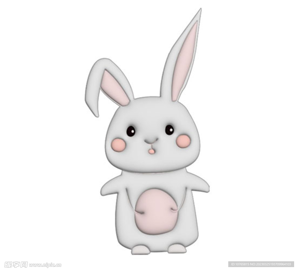 3D 小兔子