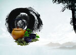 传统文化茶叶茶壶背景