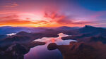 夕阳落山