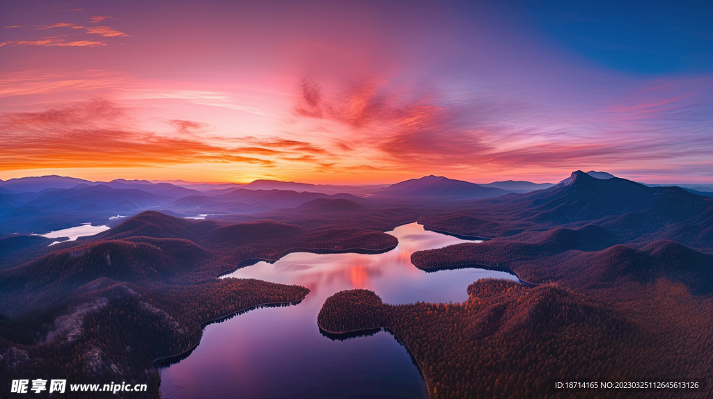 夕阳落山