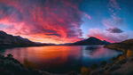 夕阳落山