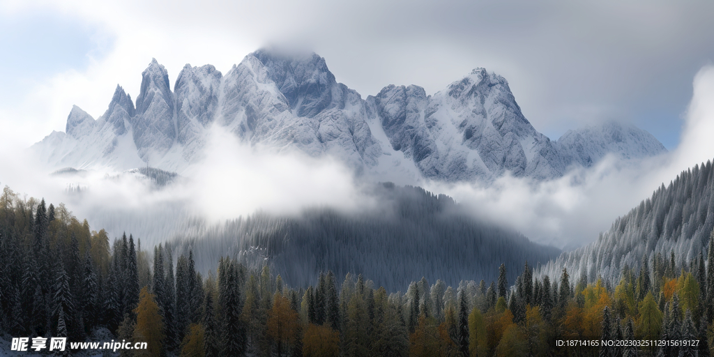 茫茫雪山