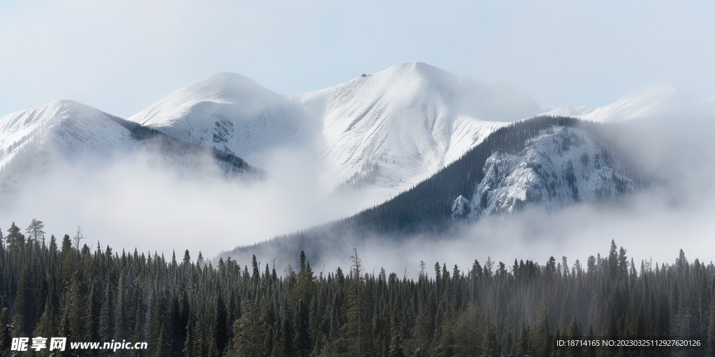 茫茫雪山