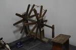 古代木制织布机纺织机