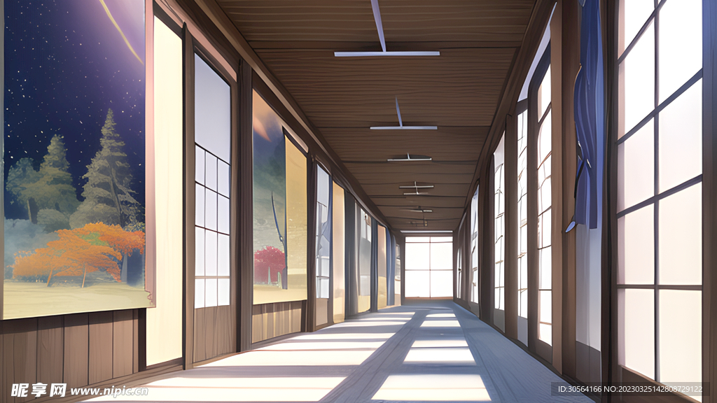 日式长廊走廊
