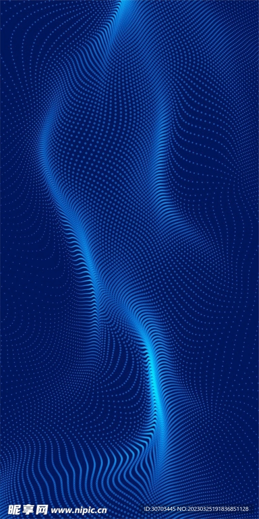 蓝色光点