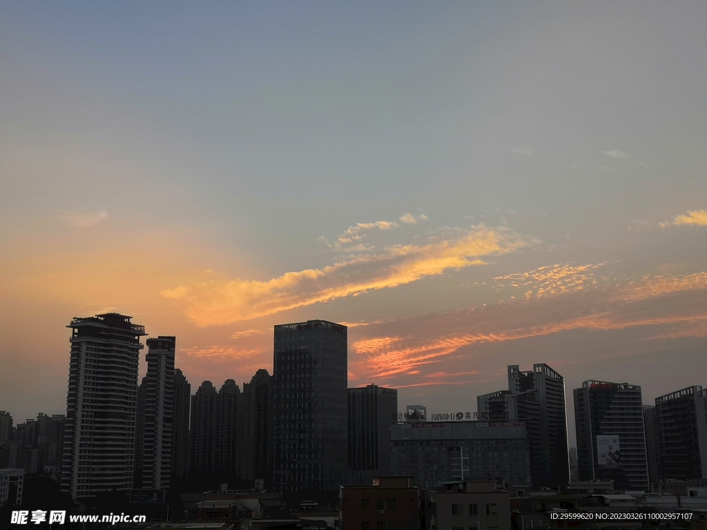 晚霞天空