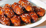 可乐鸡翅特写