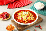 麻辣肉片素材