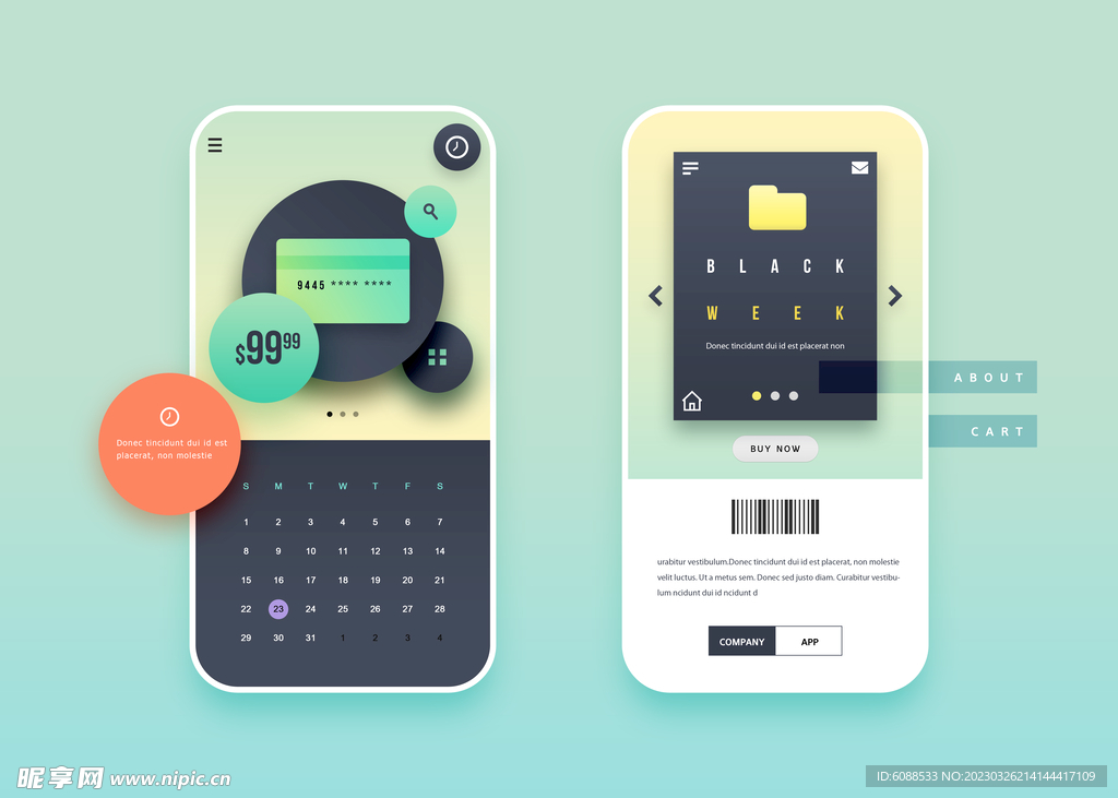UI界面 交互设计 app 