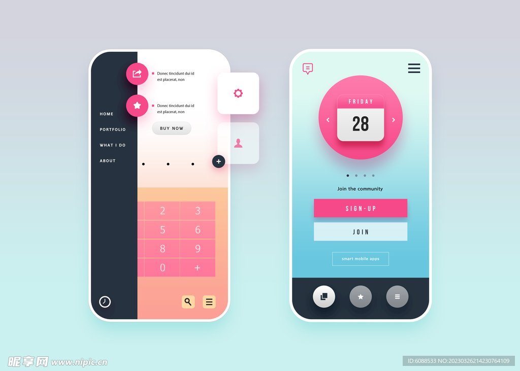 UI界面 交互设计 app 