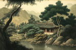 国画早春