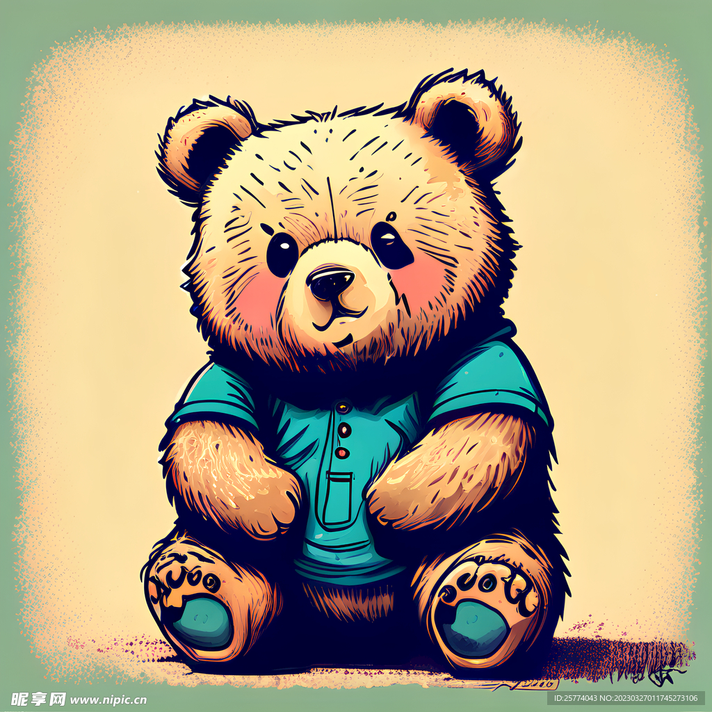 熊插画