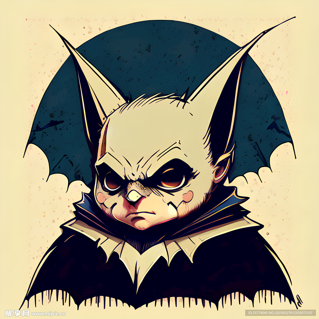 蝙蝠插画