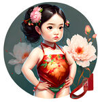 小姑娘插画