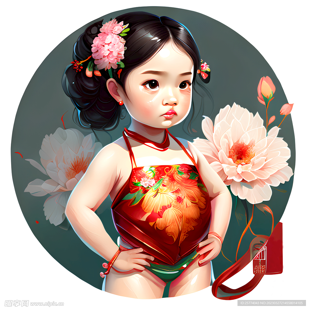 小姑娘插画