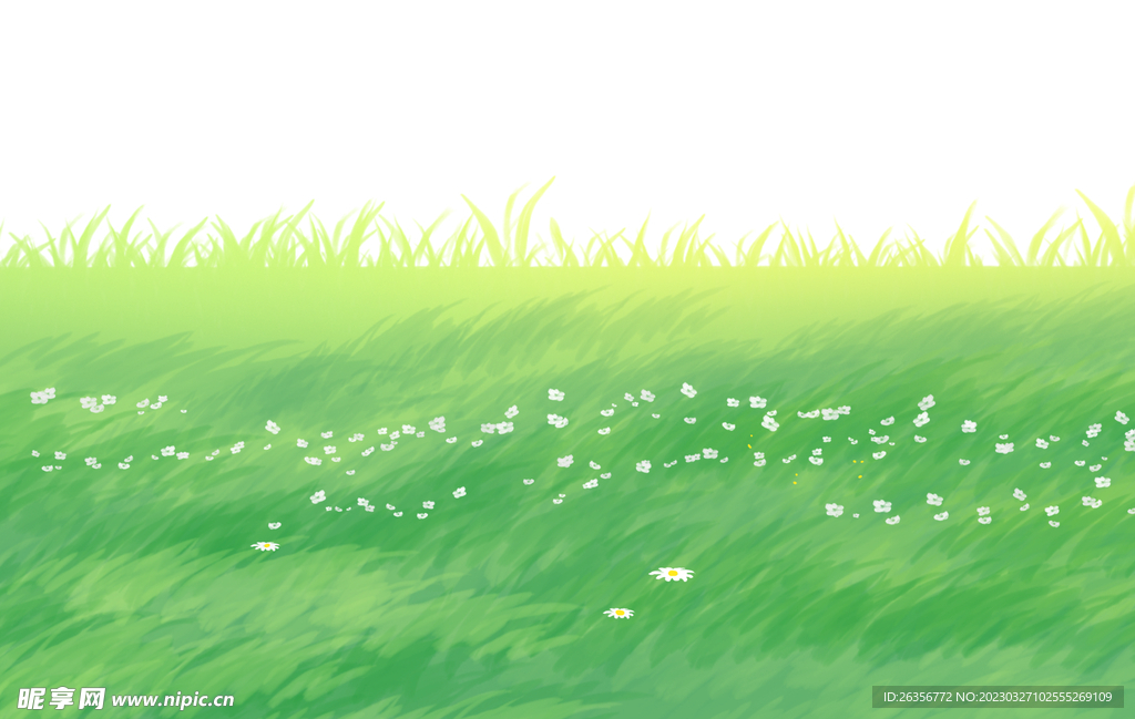 草坪手绘