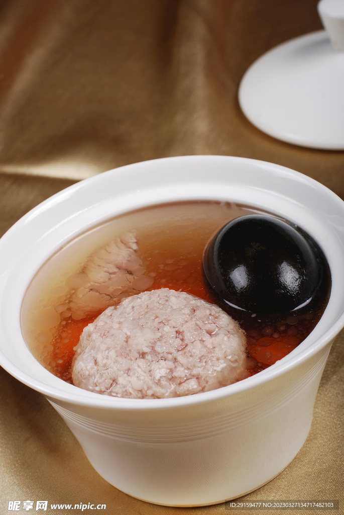 皮蛋肉饼