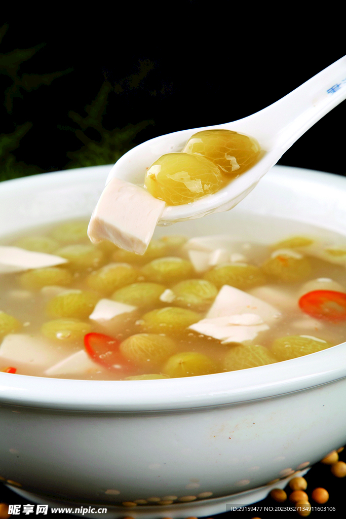 葡萄豆花羹