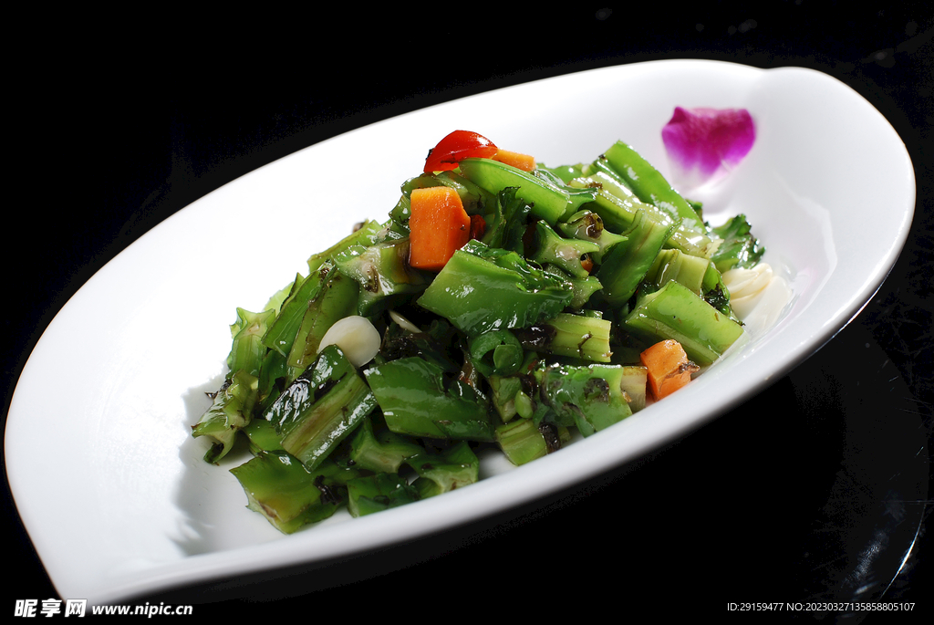榄菜龙豆