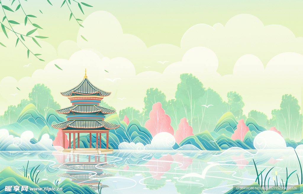 立春插画