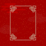 中国传统花边矢量图案