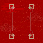中国传统花边矢量图案