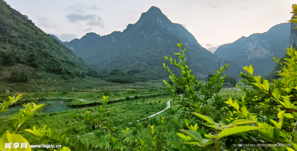 乡村山水风景