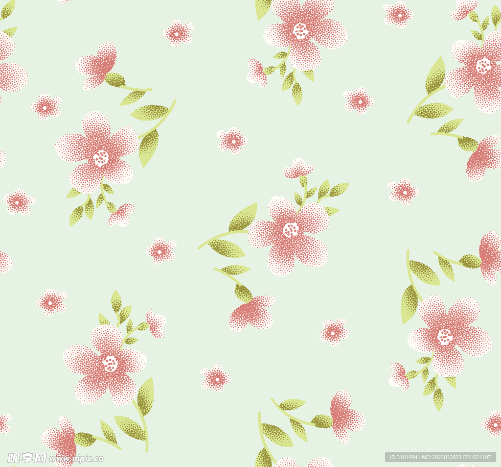 水彩花