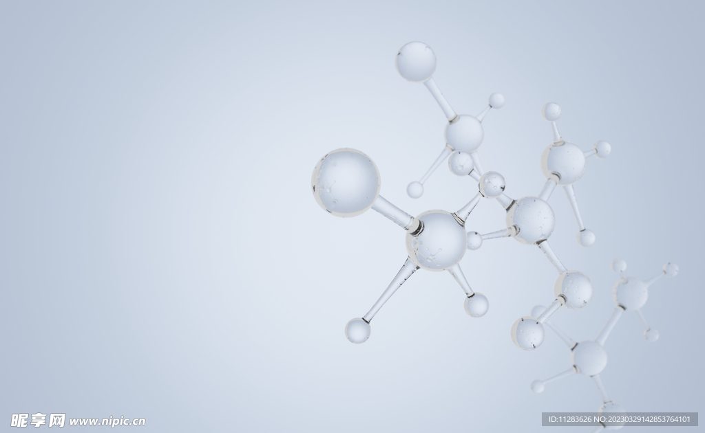 清澈分子式背景