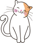 卡通萌猫