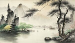 山水画