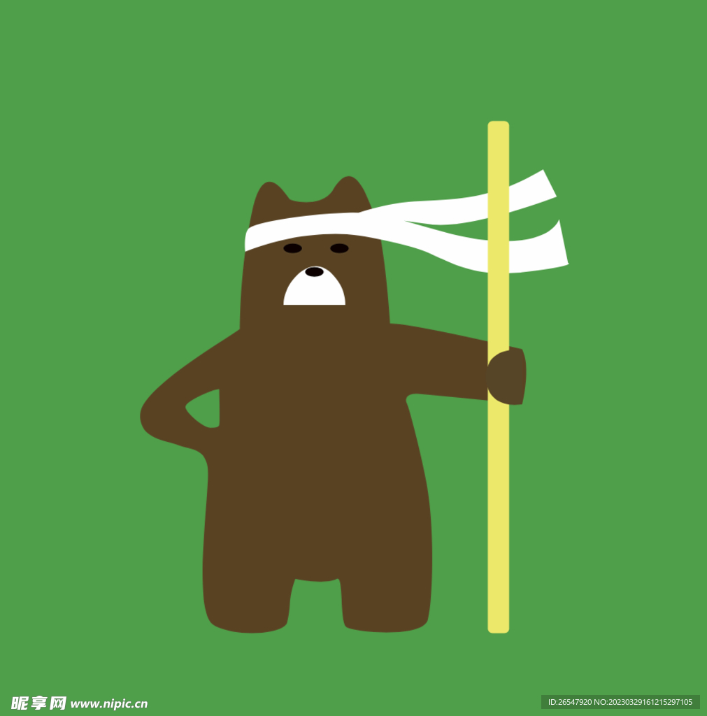 功夫熊卡通形象