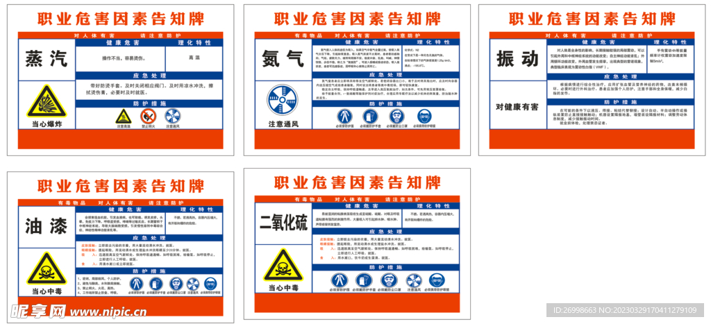 职业危害告知牌