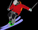 滑雪小人