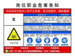 苯职业危害告知