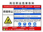 焊烟焊尘职业危害告知