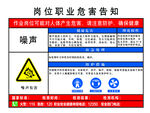 噪声岗位职业危害告知