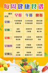 每周食谱