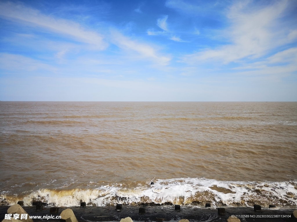 大海 海浪 浪花