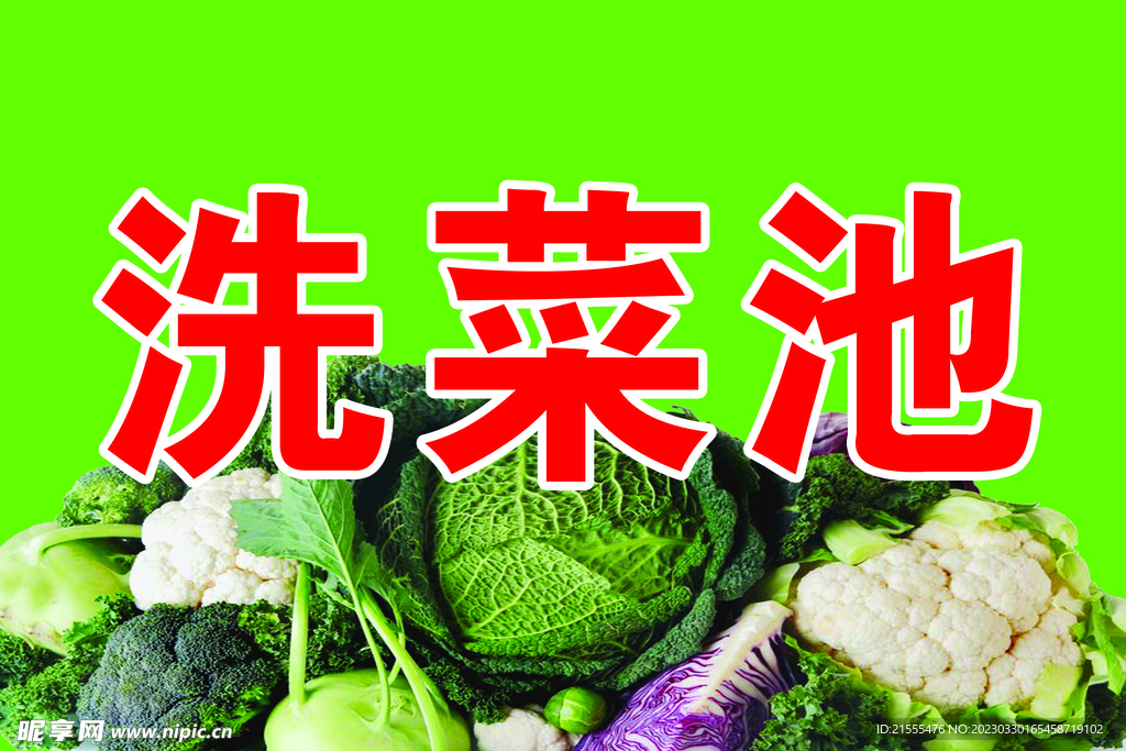 洗菜池