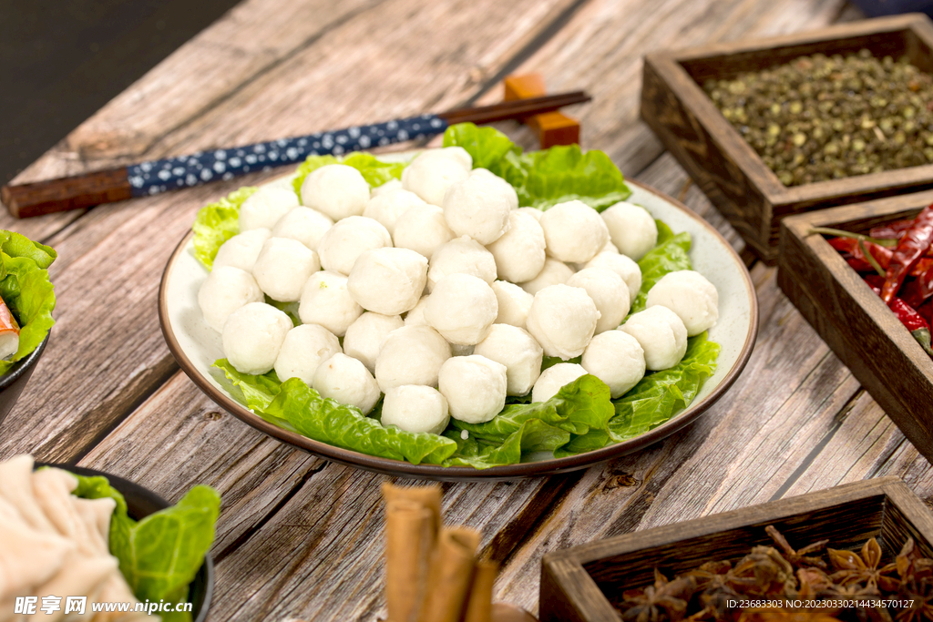 鱼丸美食图片