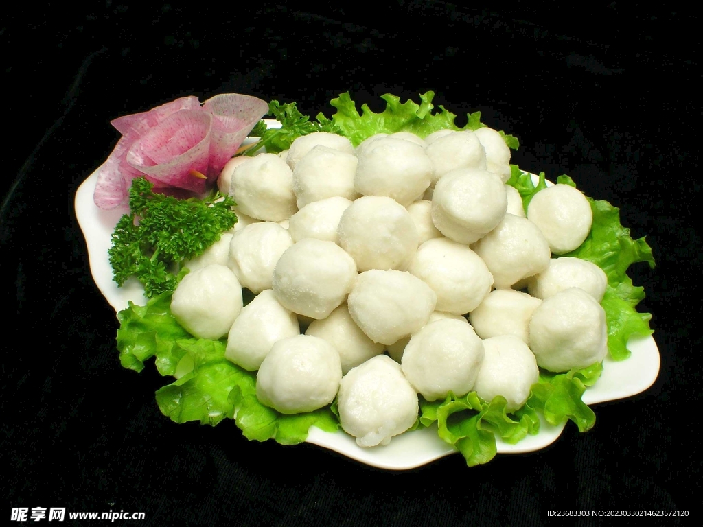 鱼丸美食图片