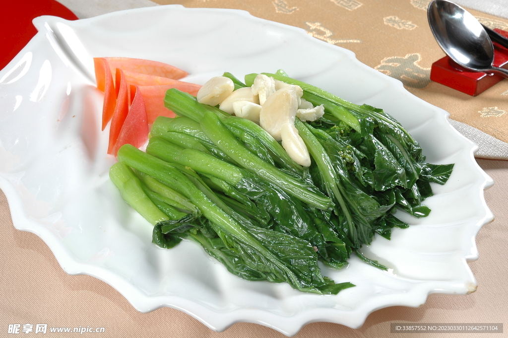 生炒菜心