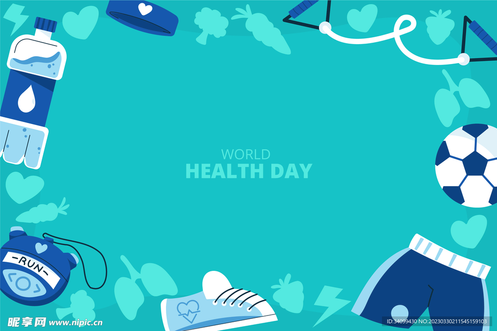 世界健康日背景