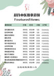中医价目牌